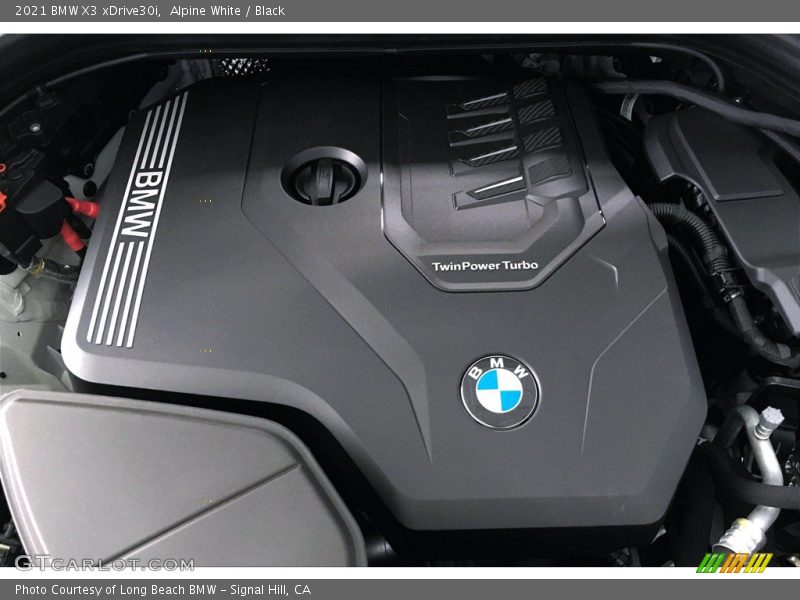 Alpine White / Black 2021 BMW X3 xDrive30i