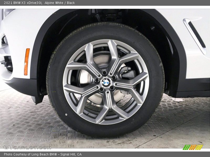 Alpine White / Black 2021 BMW X3 xDrive30i
