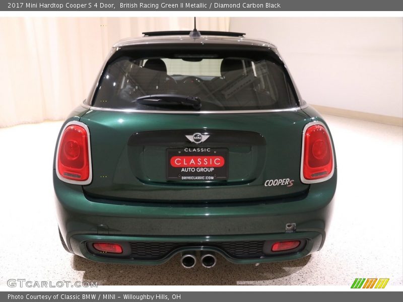 British Racing Green II Metallic / Diamond Carbon Black 2017 Mini Hardtop Cooper S 4 Door
