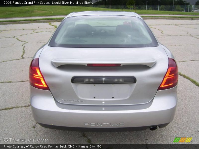 Liquid Silver Metallic / Ebony 2008 Pontiac Grand Prix Sedan