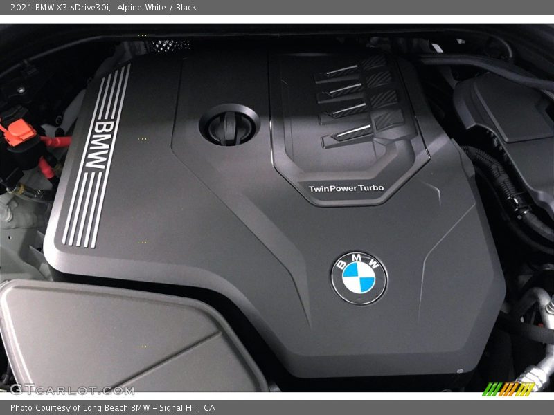 Alpine White / Black 2021 BMW X3 sDrive30i