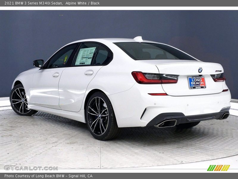 Alpine White / Black 2021 BMW 3 Series M340i Sedan