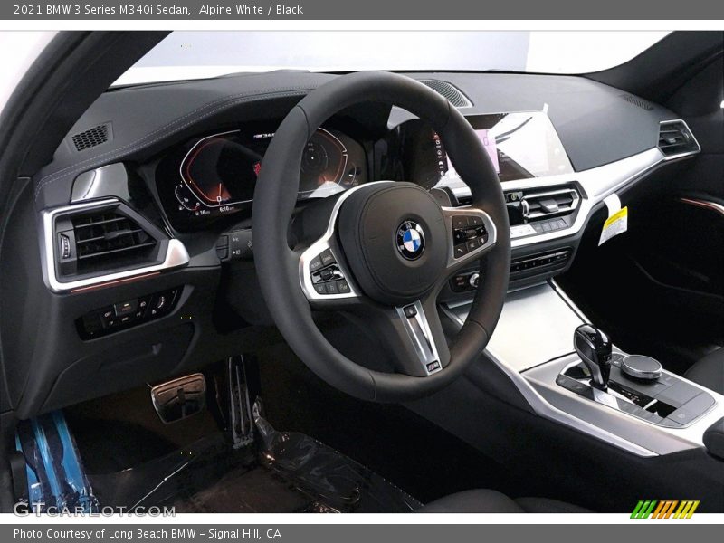Alpine White / Black 2021 BMW 3 Series M340i Sedan