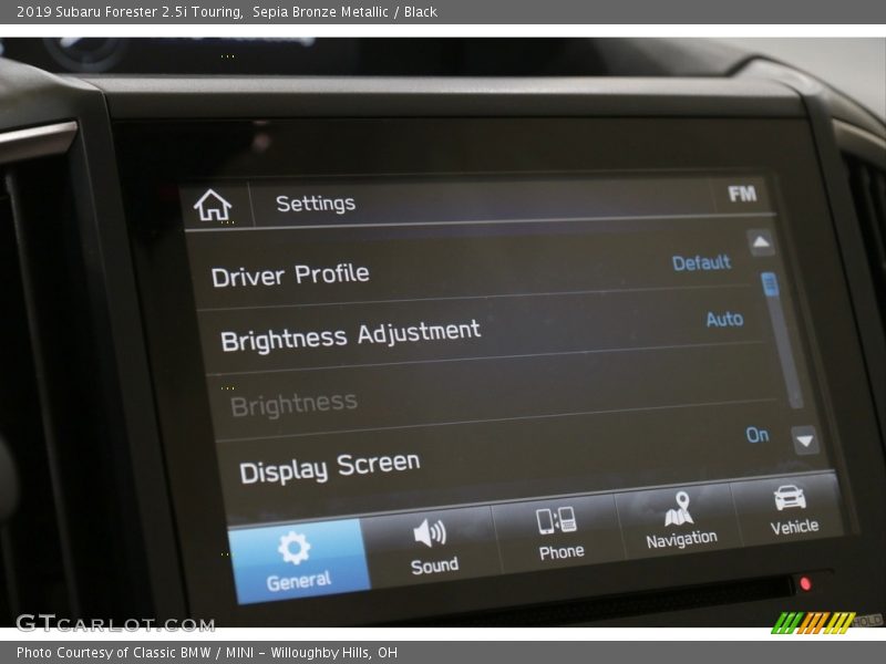 Sepia Bronze Metallic / Black 2019 Subaru Forester 2.5i Touring