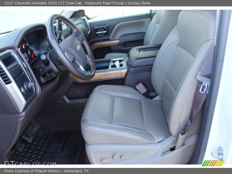 Front Seat of 2017 Silverado 1500 LTZ Crew Cab