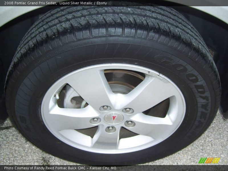 Liquid Silver Metallic / Ebony 2008 Pontiac Grand Prix Sedan