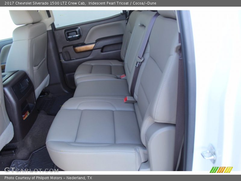 Rear Seat of 2017 Silverado 1500 LTZ Crew Cab