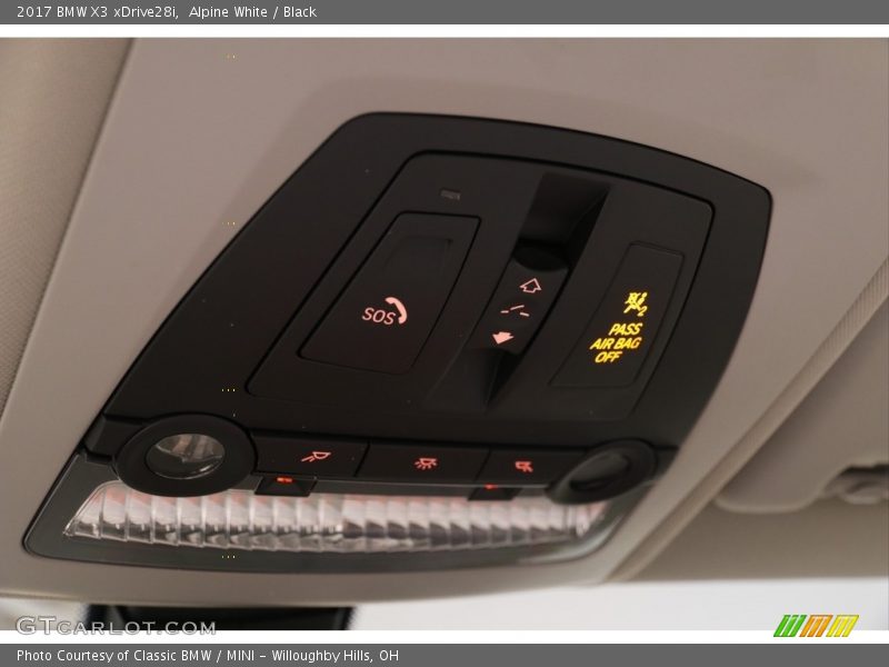 Alpine White / Black 2017 BMW X3 xDrive28i