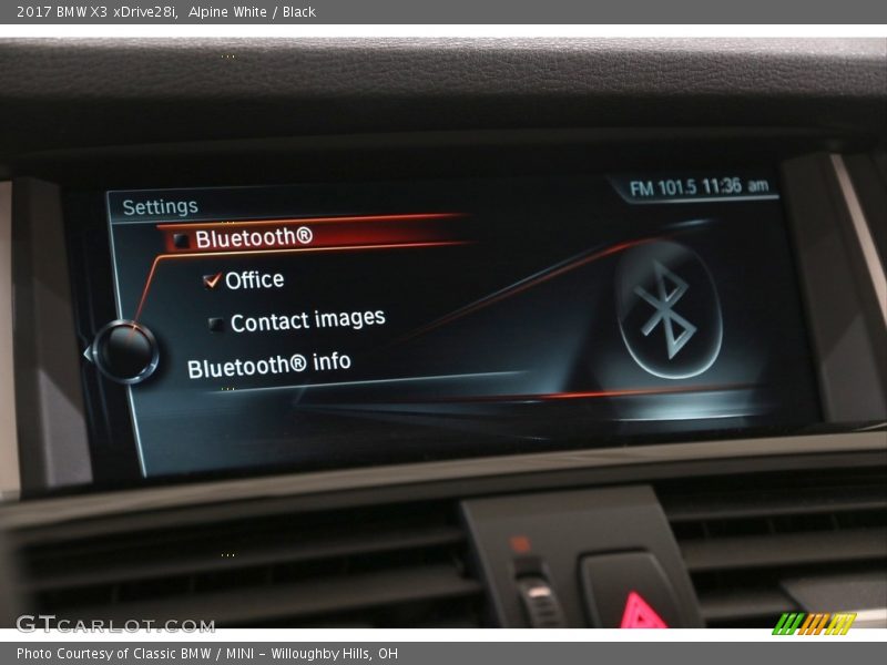 Alpine White / Black 2017 BMW X3 xDrive28i