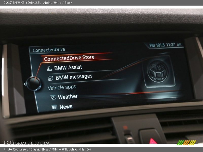 Alpine White / Black 2017 BMW X3 xDrive28i