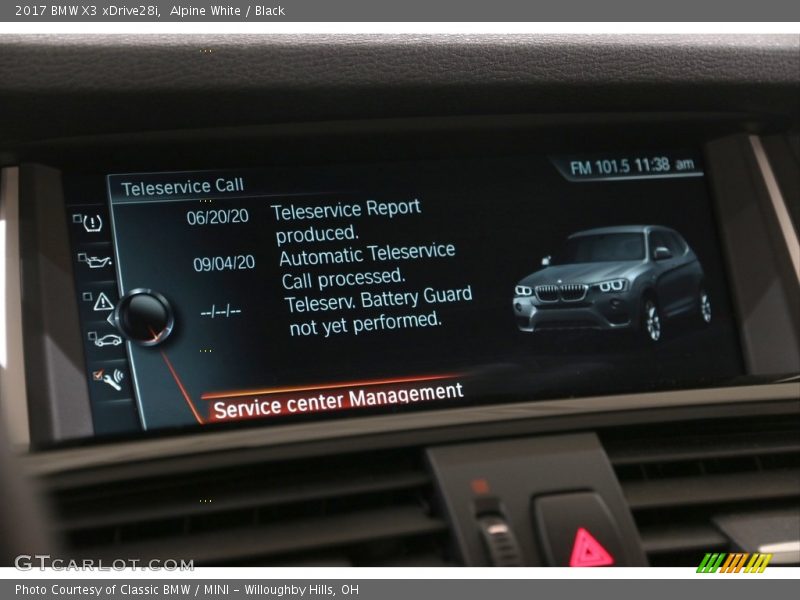 Alpine White / Black 2017 BMW X3 xDrive28i