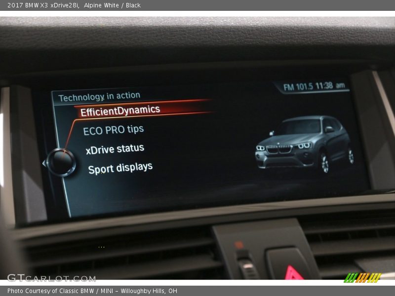 Alpine White / Black 2017 BMW X3 xDrive28i