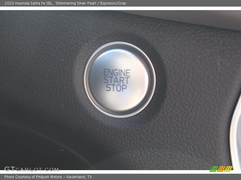Shimmering Silver Pearl / Espresso/Gray 2020 Hyundai Santa Fe SEL
