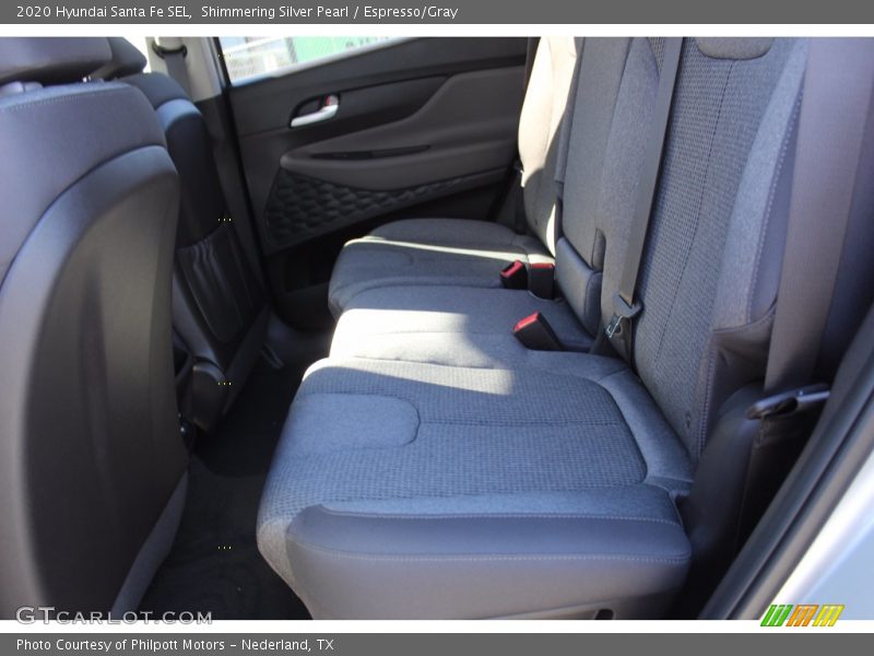 Shimmering Silver Pearl / Espresso/Gray 2020 Hyundai Santa Fe SEL
