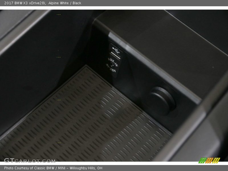 Alpine White / Black 2017 BMW X3 xDrive28i