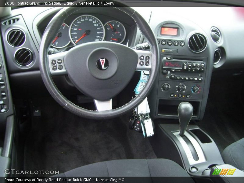 Liquid Silver Metallic / Ebony 2008 Pontiac Grand Prix Sedan