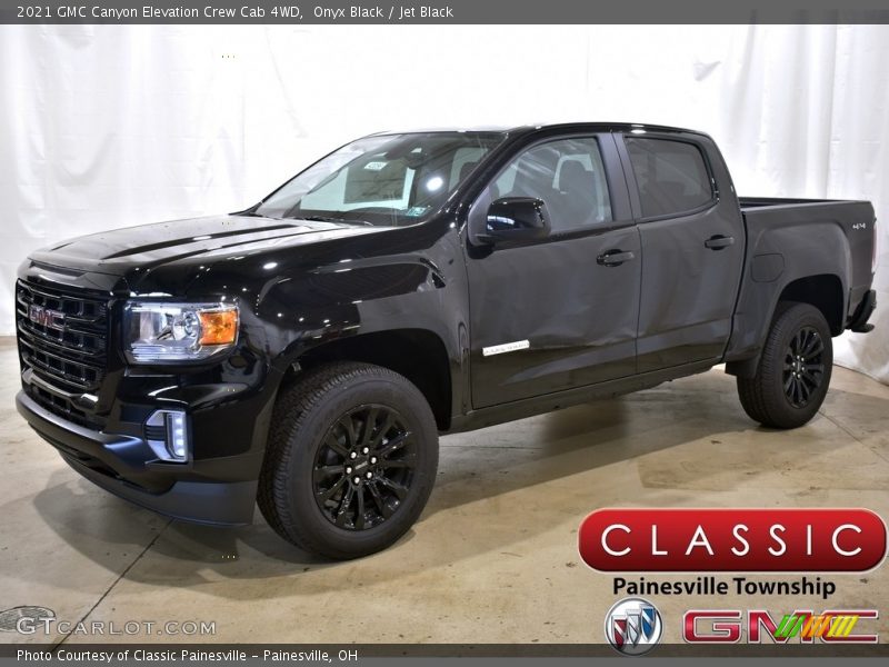 Onyx Black / Jet Black 2021 GMC Canyon Elevation Crew Cab 4WD