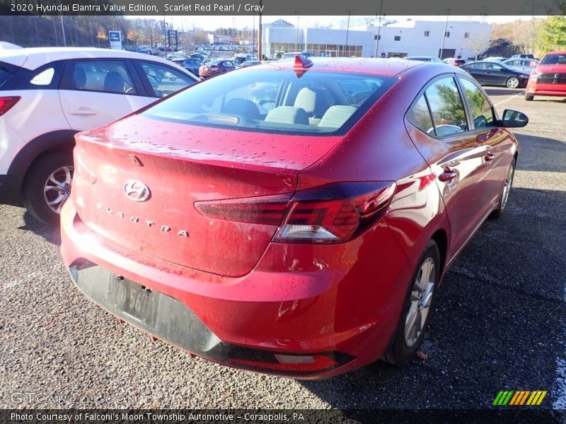 Scarlet Red Pearl / Gray 2020 Hyundai Elantra Value Edition