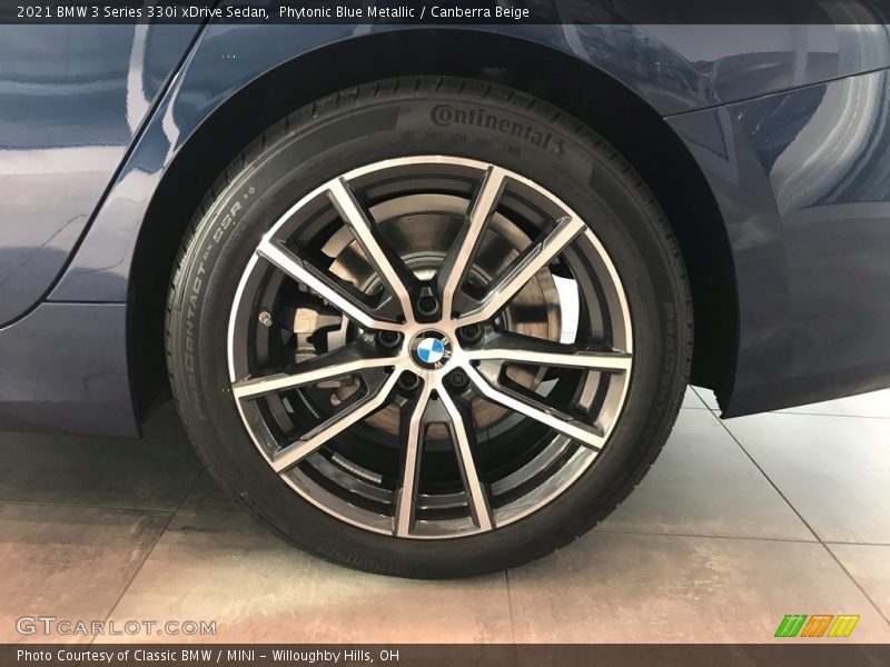 Phytonic Blue Metallic / Canberra Beige 2021 BMW 3 Series 330i xDrive Sedan