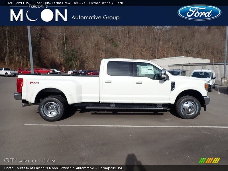 Oxford White / Black 2020 Ford F350 Super Duty Lariat Crew Cab 4x4