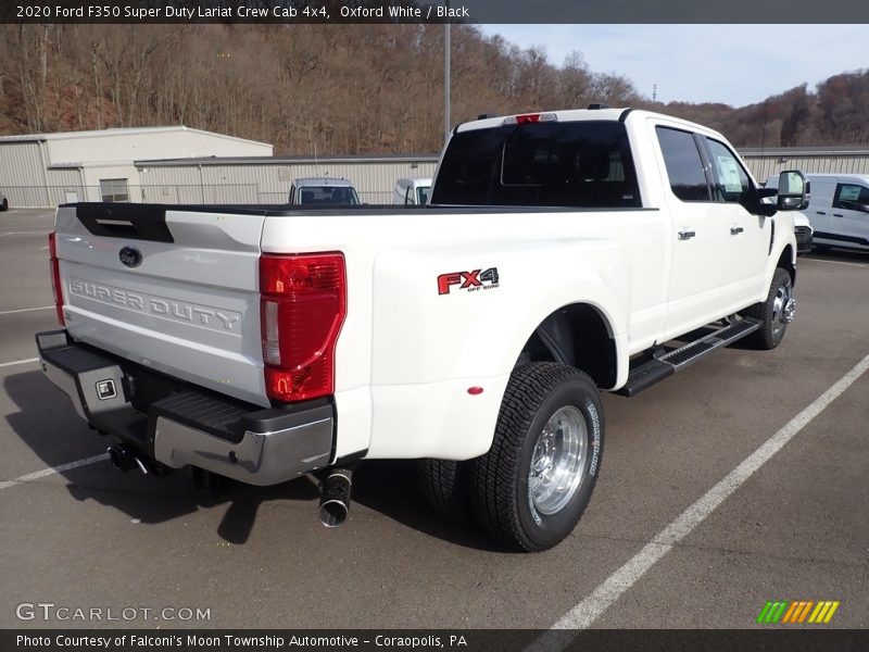 Oxford White / Black 2020 Ford F350 Super Duty Lariat Crew Cab 4x4