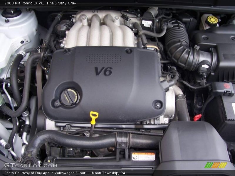 Fine Silver / Gray 2008 Kia Rondo LX V6