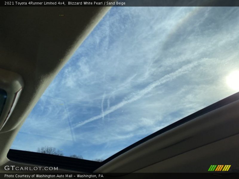 Sunroof of 2021 4Runner Limited 4x4