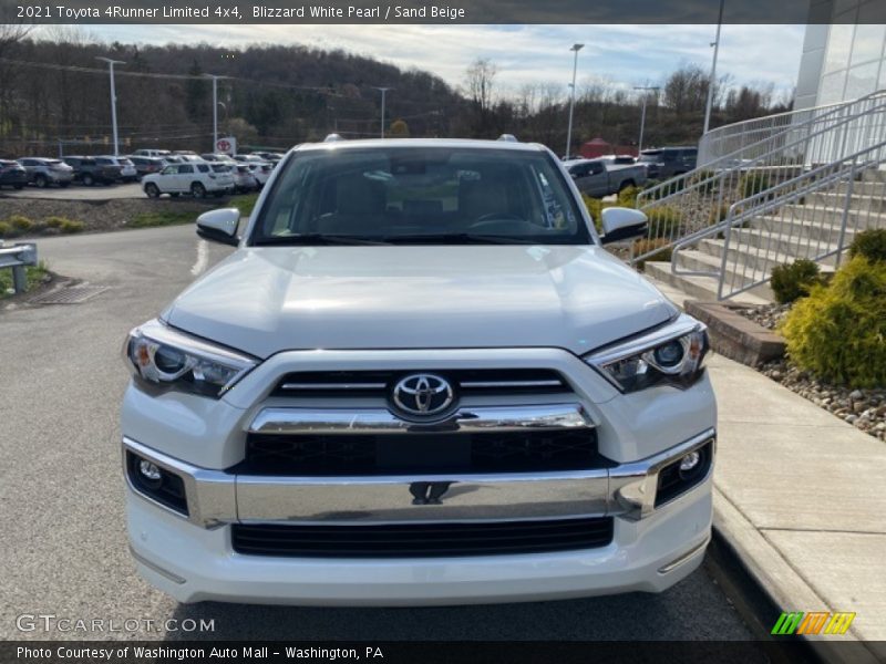Blizzard White Pearl / Sand Beige 2021 Toyota 4Runner Limited 4x4