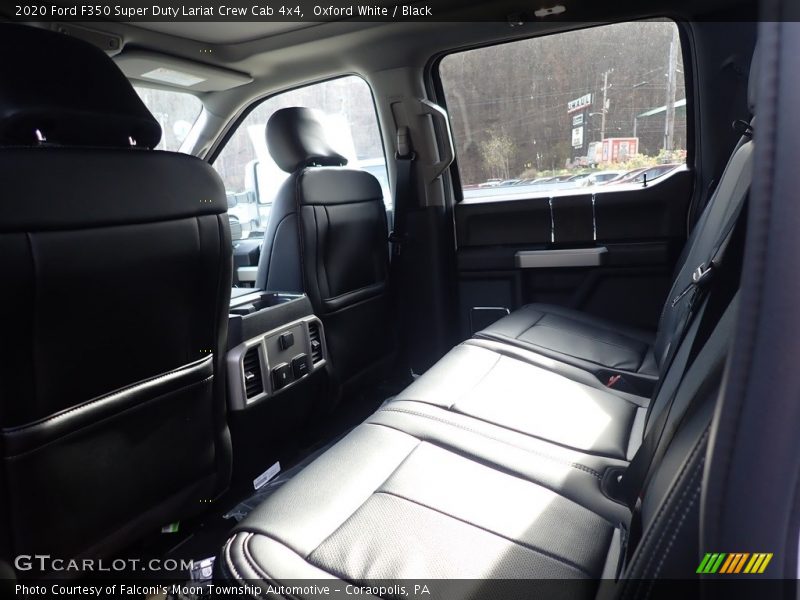 Oxford White / Black 2020 Ford F350 Super Duty Lariat Crew Cab 4x4
