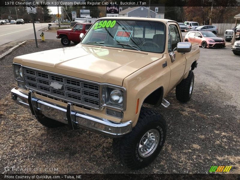  1978 C/K Truck K10 Custom Deluxe Regular Cab 4x4 Buckskin