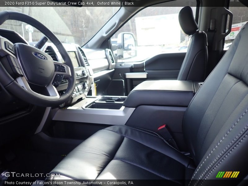 Oxford White / Black 2020 Ford F350 Super Duty Lariat Crew Cab 4x4