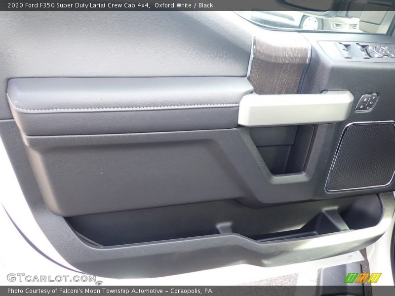 Oxford White / Black 2020 Ford F350 Super Duty Lariat Crew Cab 4x4