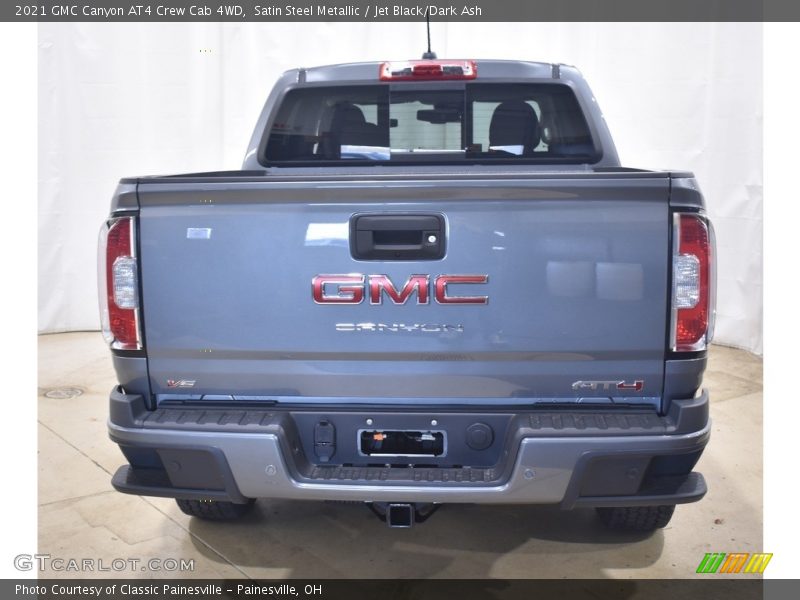 Satin Steel Metallic / Jet Black/Dark Ash 2021 GMC Canyon AT4 Crew Cab 4WD