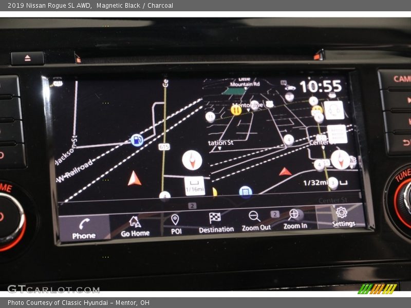 Navigation of 2019 Rogue SL AWD