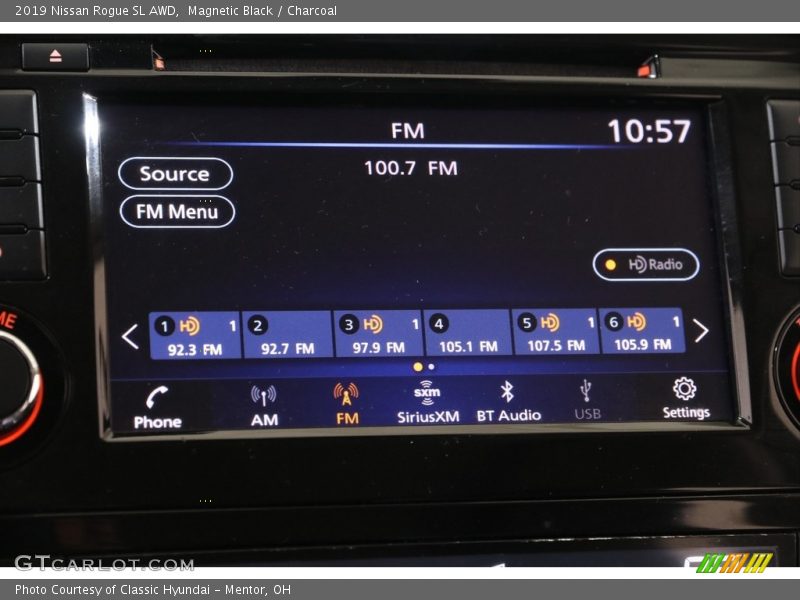 Audio System of 2019 Rogue SL AWD