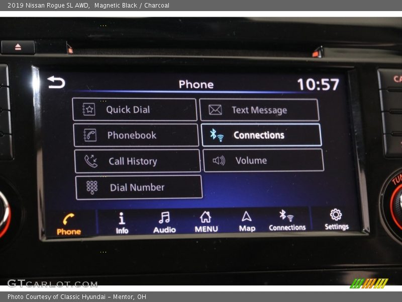Magnetic Black / Charcoal 2019 Nissan Rogue SL AWD