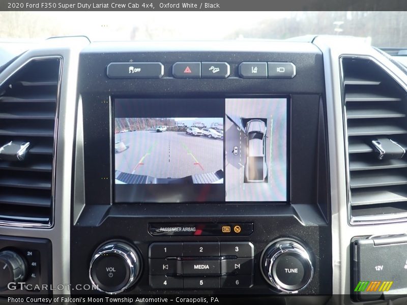 Oxford White / Black 2020 Ford F350 Super Duty Lariat Crew Cab 4x4