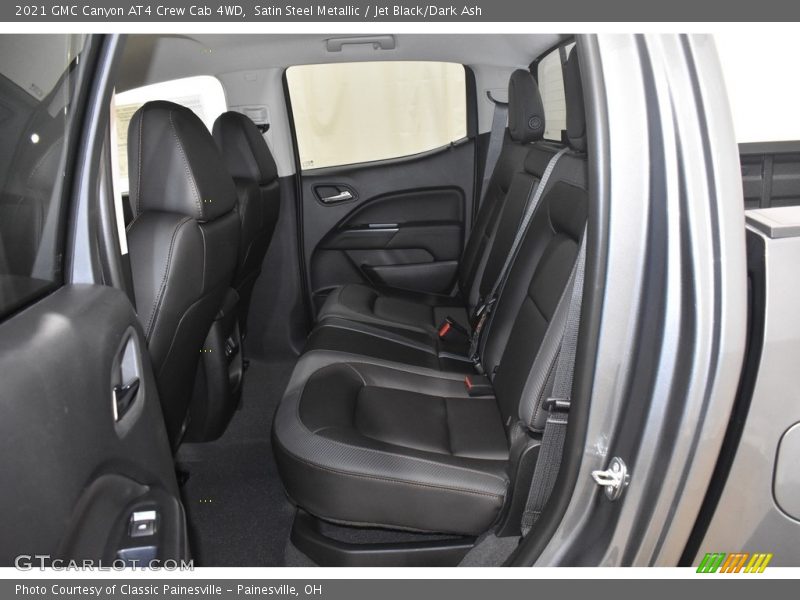 Satin Steel Metallic / Jet Black/Dark Ash 2021 GMC Canyon AT4 Crew Cab 4WD