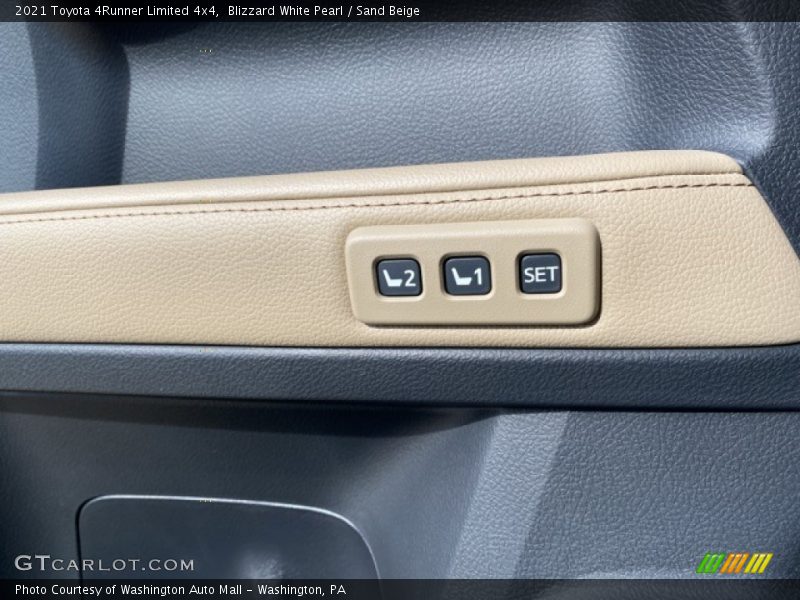 Controls of 2021 4Runner Limited 4x4