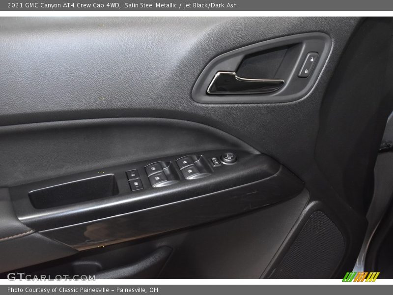 Satin Steel Metallic / Jet Black/Dark Ash 2021 GMC Canyon AT4 Crew Cab 4WD
