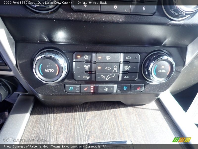 Oxford White / Black 2020 Ford F350 Super Duty Lariat Crew Cab 4x4