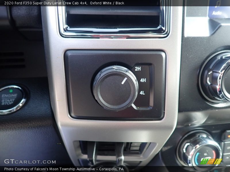 Oxford White / Black 2020 Ford F350 Super Duty Lariat Crew Cab 4x4