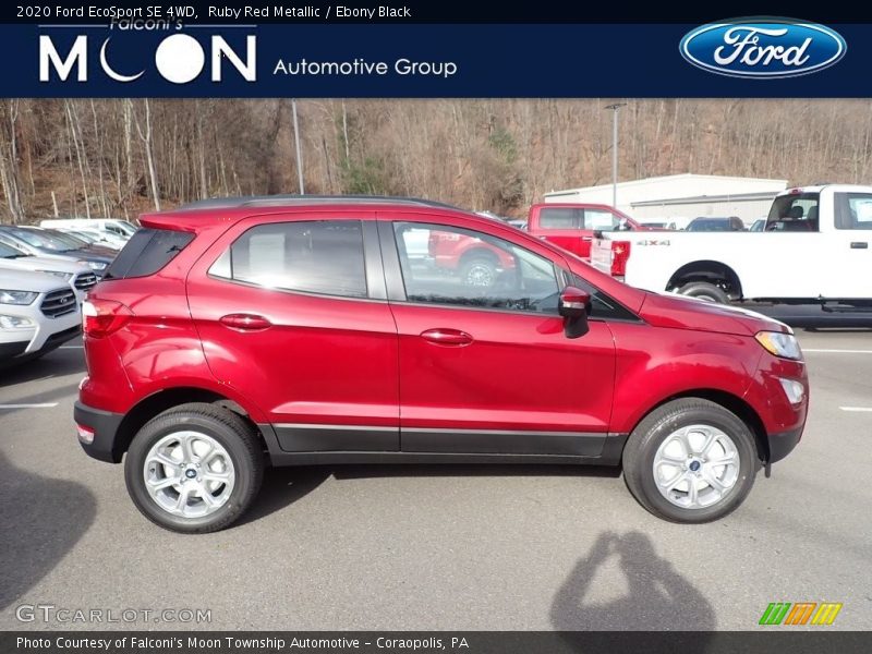 Ruby Red Metallic / Ebony Black 2020 Ford EcoSport SE 4WD