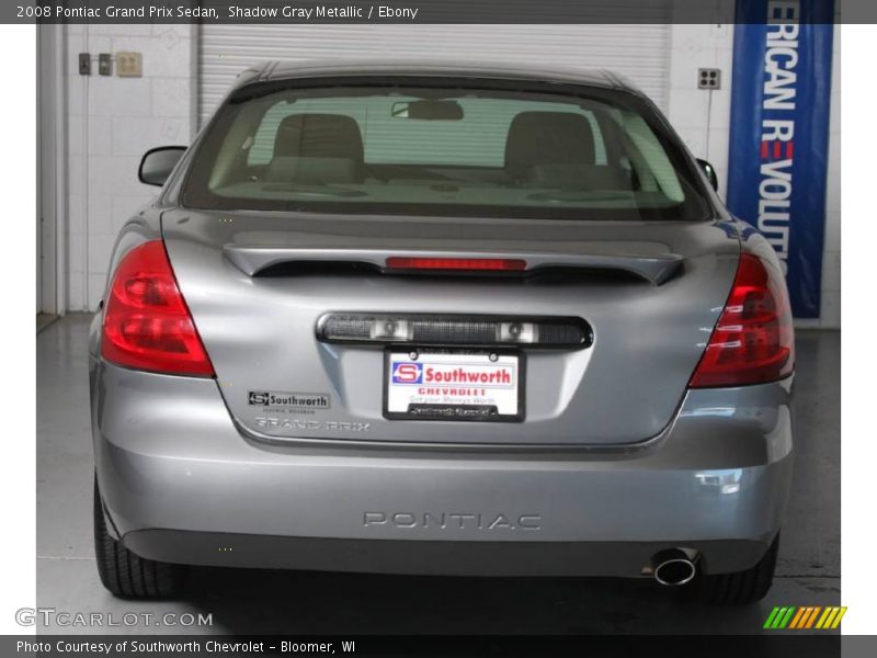 Shadow Gray Metallic / Ebony 2008 Pontiac Grand Prix Sedan
