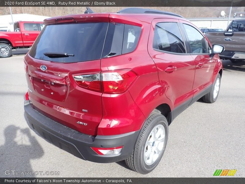 Ruby Red Metallic / Ebony Black 2020 Ford EcoSport SE 4WD