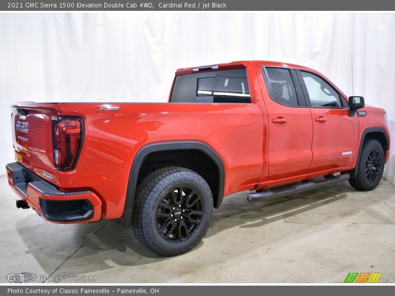Cardinal Red / Jet Black 2021 GMC Sierra 1500 Elevation Double Cab 4WD