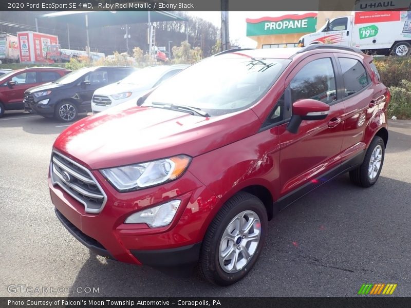 Ruby Red Metallic / Ebony Black 2020 Ford EcoSport SE 4WD