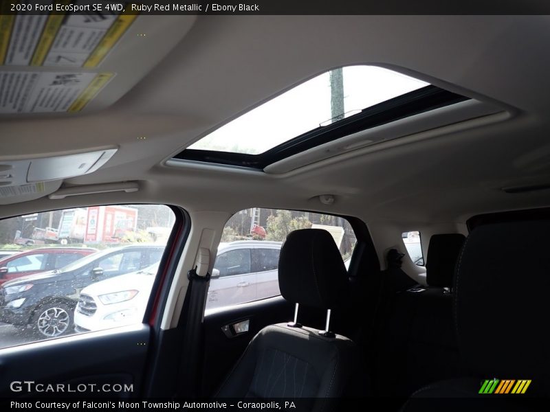 Ruby Red Metallic / Ebony Black 2020 Ford EcoSport SE 4WD