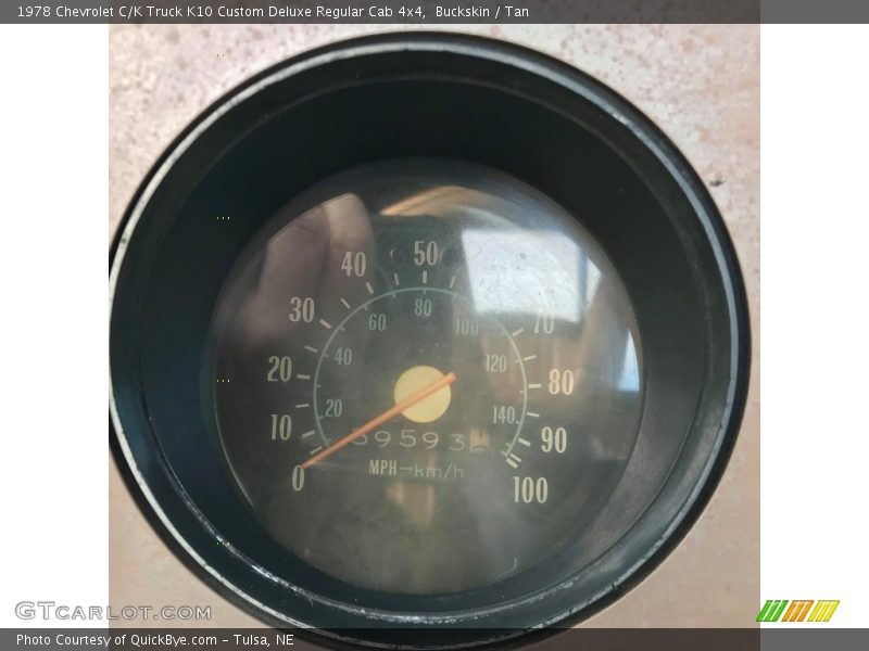  1978 C/K Truck K10 Custom Deluxe Regular Cab 4x4 K10 Custom Deluxe Regular Cab 4x4 Gauges