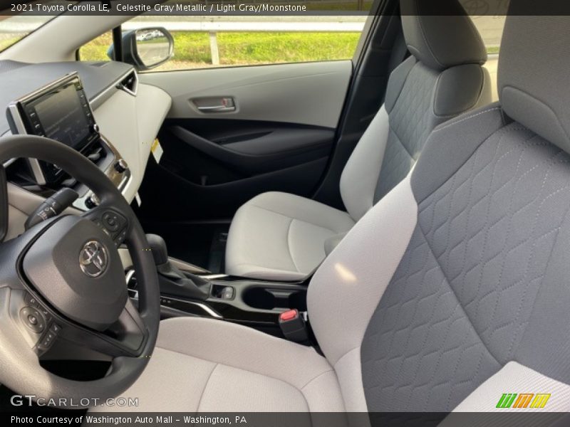 Celestite Gray Metallic / Light Gray/Moonstone 2021 Toyota Corolla LE